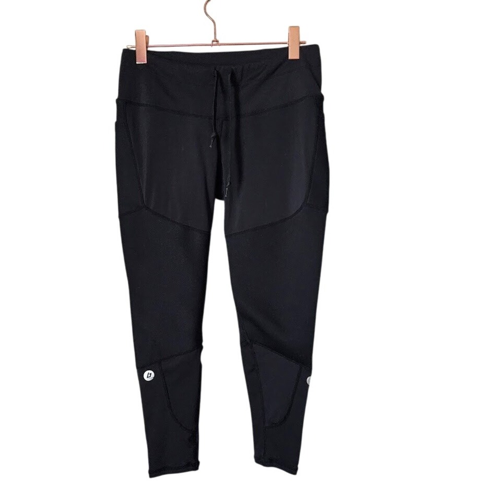 BRACELAYER KS1 Alpine Thermal Base Layer Knee Support Leggings Black Size L